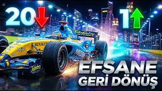 20. Sıradan 1.’liğe!Alonso’nun 2006 Aracıyla SİNGAPUR’DA EFSANE GERİ DÖNÜŞ 😱From P20 to P1! Gameplay