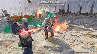 God of War Ragnar&ouml;k - Hadrefill the Callous &ndash; Berserker Boss Fight | MrWaves Gaming