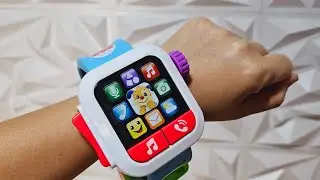 Fisher-Price Laugh & Learn Time to Learn Smartwatch, duet with @neafeas #fisherprice