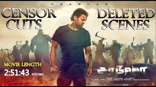 SAAHO Deleted Scenes Leaked | Prabhas Deleted Length - சாஹோ Censor Cuts | Saaho Pre Review & Booking