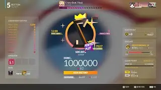 [DJMAX RESPECT V] Crazy - chomin 5B SC PERFECT PLAY 100.00%