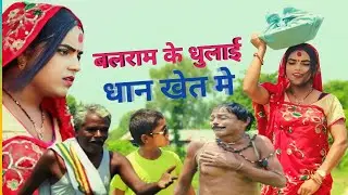 Dhaan khet Me Balram Ke Dhulaai/धान खेत में बलराम के धुलाई #maithilicomedy #dhaboliwalicomedy