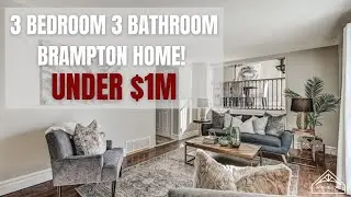 BRAMPTON HOME FOR UNDER $1M IN HEART LAKE WEST POCKET!