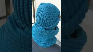 Crochet Men's Hat with Double Brim