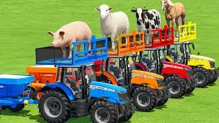 ALL ANIMAL TRANSPORT & FERTILIZER FILLING IN FS22 | FARMING SIMULATOR 22 |