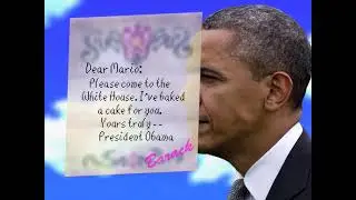 dear mario, please come to the white house