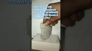 HPL TECHNO C10 MCB(Miniature Circuit Breaker)50 Hz 240/415V 10000kA HPL Electric & Power Pvt. Ltd.