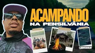 Minha primeira vez acampando com os amigos 😂 | Dingmans Ferry, Pennsylvania