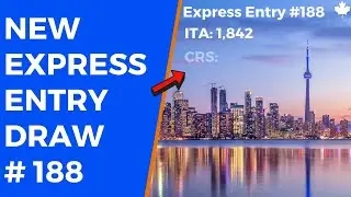 New Express Entry Draw 188 | CRS cut-off drops again for Express Entry draw 188