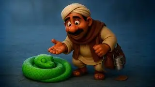 The Farmer and a Snake | English Moral Story for Kids | Indian Folktale