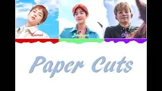 EXO-CBX(첸백시) - Paper Cuts Lyrics [일본어가사_한국어발음_한국어번역] [Color Coded_Kan_Rom_Eng]