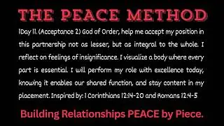 Acceptance 2 God of Order Day 10