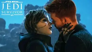 Star Wars Jedi Survivor I All Merrin & Cal Kiss Scene Cinematic HD