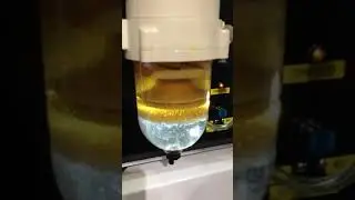 Parker Racor 1000FH 1000FG turbine series fuel filter water separator filtration function test video