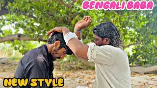 UK 🇬🇧 STYLE MASSAGE | ASMR RELAXING HEAD MASSAGE BY BENGALI BABA | ASMR FULL BODY CRACKS #asmr #uk 