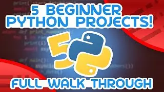 Building 5 Fun Python Beginner Projects! | Python for Beginner | Tech with Tim