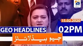 Geo Headlines 02 PM | 15th February 2020