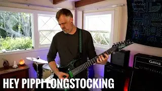 HEY PIPPI LONGSTOCKING by Astrid Lindgren - Guitar Melody Cover by Adam Howe