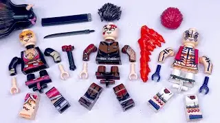 LEGO Demon Slayer | Tanjiro - Akaza - Nezuko | Unofficial Lego Minifigures