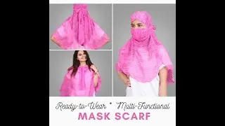 Full Face Covering Multi Purpose Mask Scarf