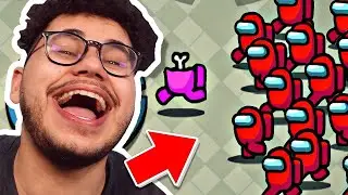 1 HACKER vs 99 IMPOSTER in AMONG US
