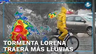 Depresi&oacute;n tropical Doce-E se convierte en tormenta Lorena; prev&eacute;n lluvias intensas