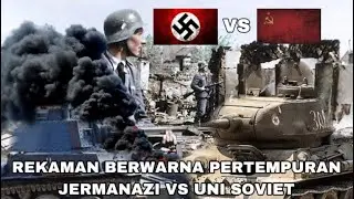 Front Timur Berwarna⚔️| Jerman vs Uni Soviet | Rekaman Perang Dunia II
