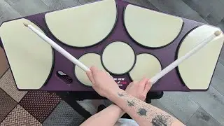 How to play crossovers on tenor drums
