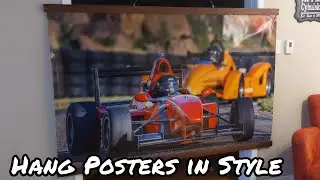 Giant Poster Hanger - Stop Posters from Curling!