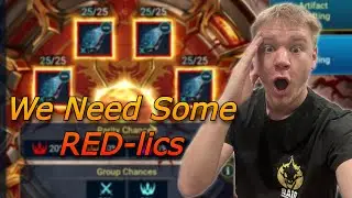 We Need To See RED Big Relic Crafting Session Raid Shadow Legends