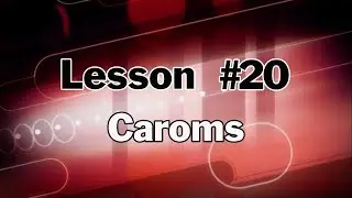 Pool Lessons & Billiards Instruction - How to do Carom Shots - Terry Bell Master Class #20