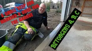 Första steget med garaget är att förstöra och därefter laga