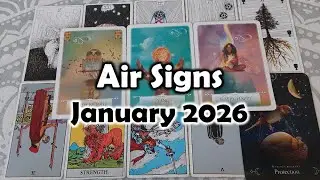 Таро-расклад на январь 2026 года для воздушных знаков: Близнецы, Весы и Водолей