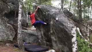 91.1 | 42 Rouge | La Statique | 5 | FONTAINEBLEAU BOULDERING