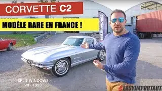 BEAUTIFUL CHEVROLET CORVETTE C2 GOING TO EUROPE ! / EASY IMPORT AUTO