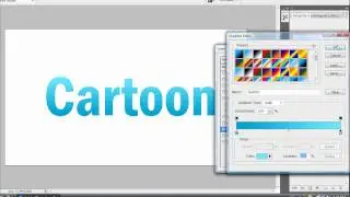 How to get a cartoon text effect in Adobe Photoshop CS3