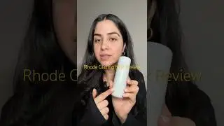 honest review of rhode glazing milk #skincare #acne #rhodeskin #acneproneskin #trending #toner