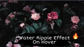 Water Ripple Effect on Background HTML, CSS and JQUERY
