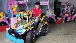 Next-Gen Cyber Rhino Plaza Car | High-Traffic Attraction for Professional Game Zones 🎡⚡