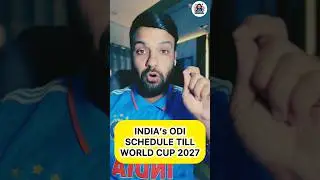 India&rsquo;s ODI Schedule Before 2027 Cricket World Cup 🏆 | Team India Upcoming ODI Matches #cricket