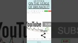 ON THE VERGE OF BREAKOUT | $QS STOCK ANALYSIS #shorts #qs #quantumscape