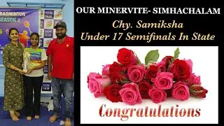 Minerva proudly congratulates its talented student for reaching the Semi-Finals in Ball Badminton.