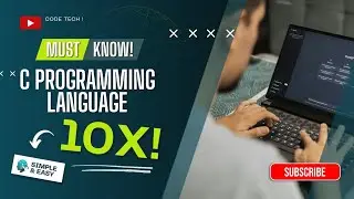 #,💥 C programming language, Easy concept and learn fast by code tech❗. 
