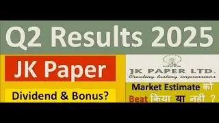 JK PAPER Q2 results 2025 | JK PAPER results | JK PAPER Share News | JK PAPER Share latest news
