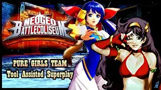 【TAS】NEO GEO BATTLE COLISEUM (PS2) - PURE GIRLS TEAM - GODDESS ATHENA & HOTARU FUTABA