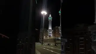 أول أذان للمؤذن أحمد بن فاروق حضراوي في المسجد الحرام
