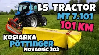 LS Tractor MT 7 101 + Kosiarka Pottinger Novadisc 302 :: Traktor.com.pl