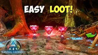 The Island BEST Loot Cave | ARK Survival Ascended