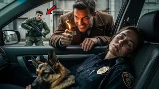 A mafia boss planned to burn a female police officer and her police dog alive in a car full of gasol