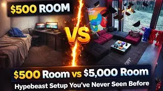 $500 vs $5,000 Room | INSANE Hypebeast Room Tour